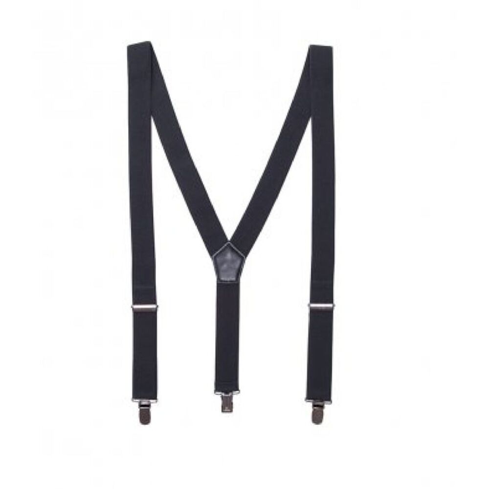 Premier Mens Clip On Braces / Steel